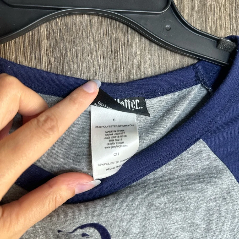 Warner Bros. Ravenclaw Long Sleeve Baseball Tee - Picture 3 of 3